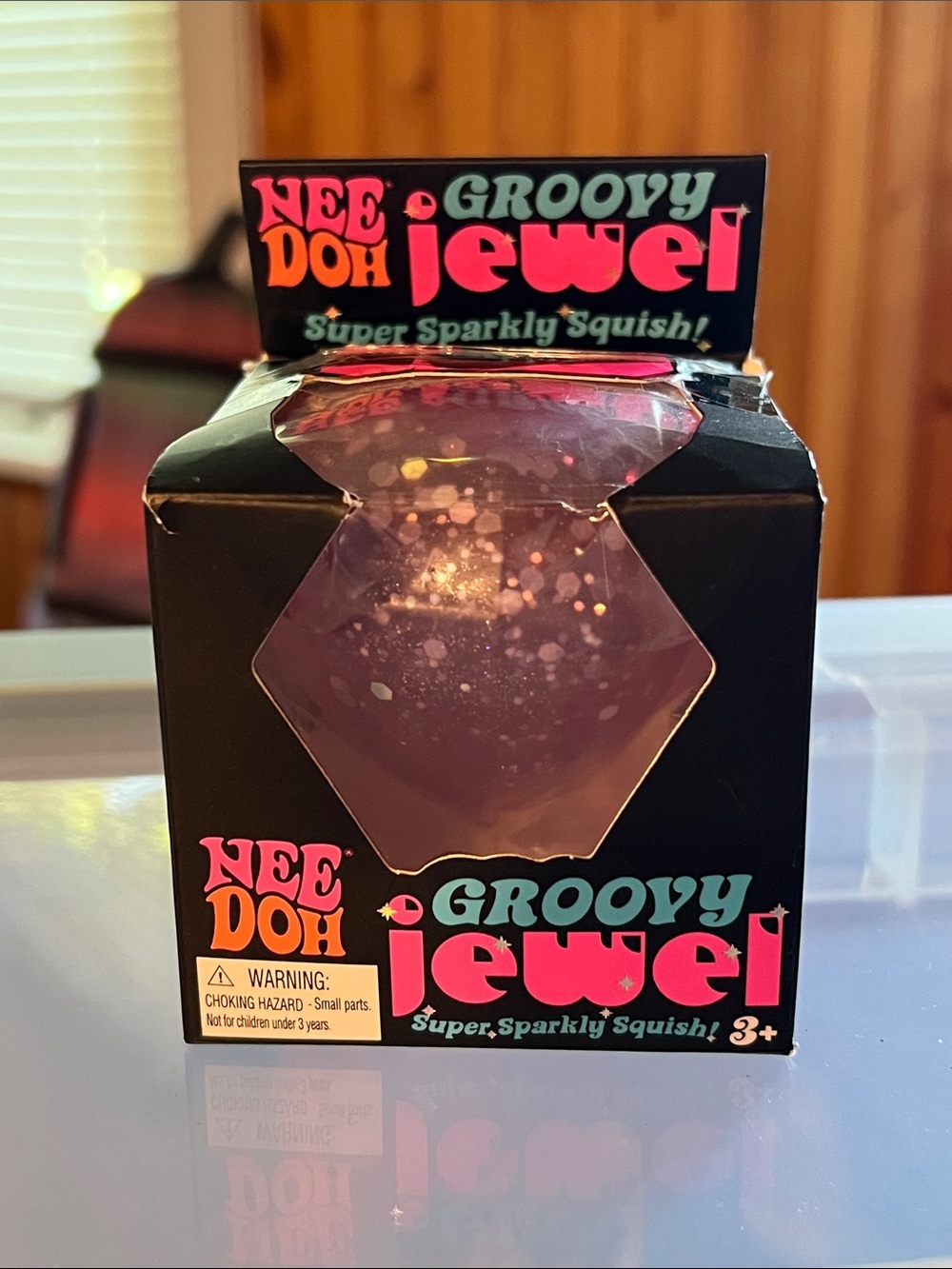 Nee Doh Groovy Jewel Super Sparkly Squish
